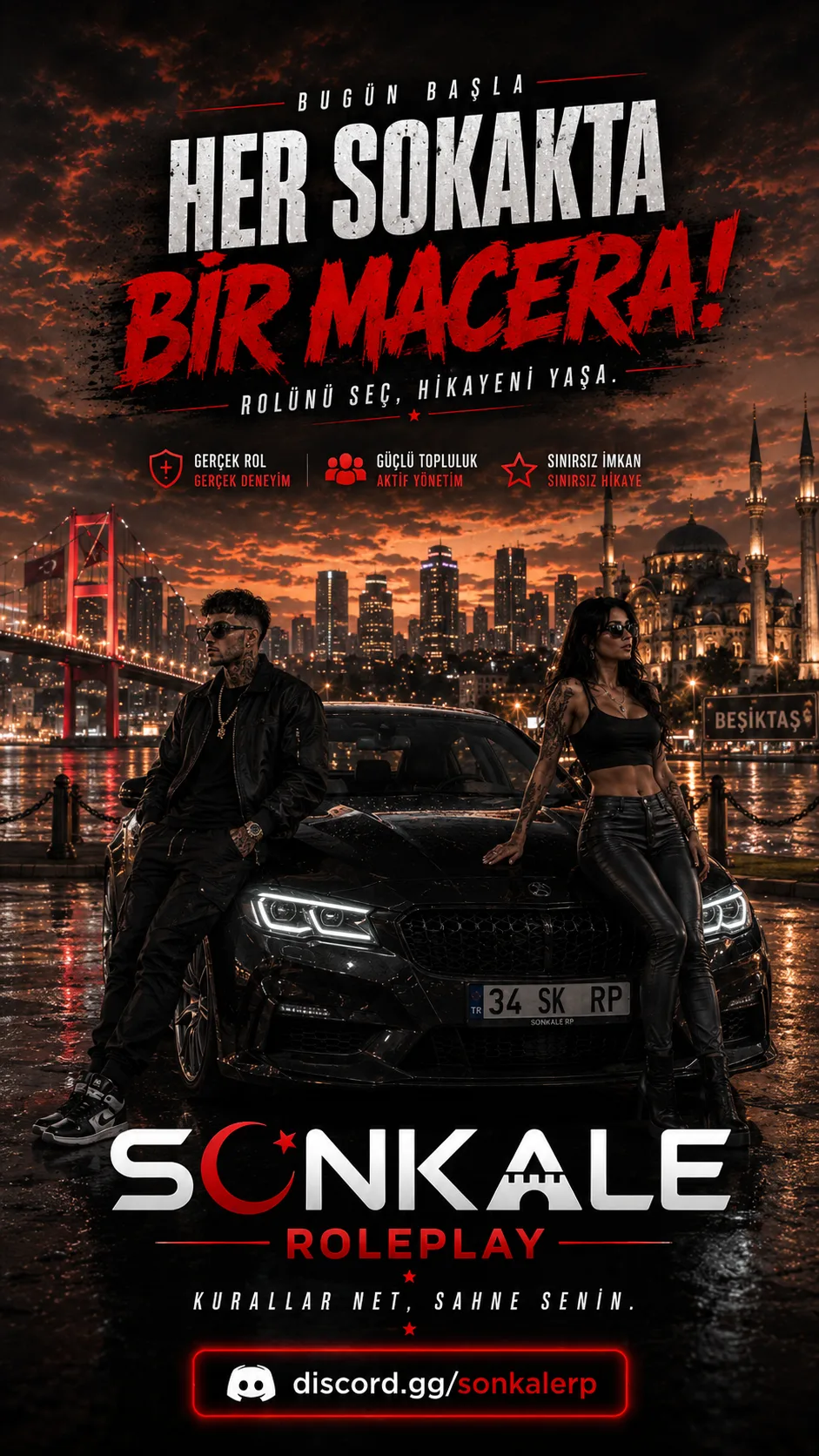 Her Sokakta Bir Macera — SONKALE ROLEPLAY